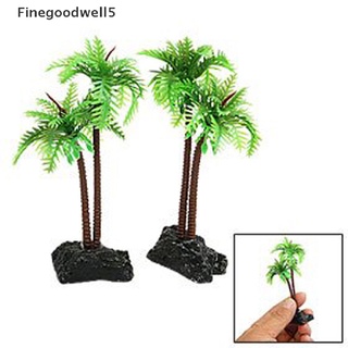 Finegoodwell5 1x árbol De Coco plástico Para decoración De acuario/Plantas/acuario/decoración 5"Belle