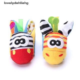 [I] Infant Baby Kids Socks Rattle Toys Animals Wrist Rattle And Socks 0~24 Months [HOT] (2)