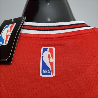 Camiseta de baloncesto de la NBA Jordan #23 Chicago Bulls rojo chaleco versión jugador (5)