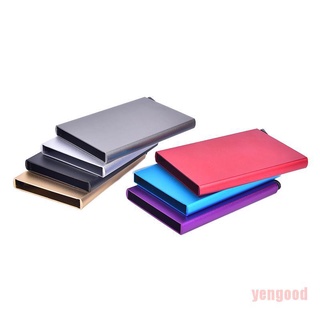 Yengood tarjeta De Crédito De aleación De aluminio/cartera Antimagnético/impermeable (7)