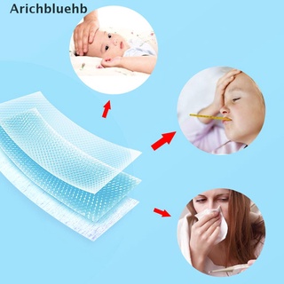 (arichbluehb) 10 unids/bolsa alivio del dolor bebé fiebre parche traer fiebre abajo gel de enfriamiento para dolor de cabeza en venta