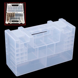 [beautifulandlovejr] caja de almacenamiento multifunción de plástico duro para baterías aa aaa