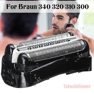 Takashiflower para Braun 32B 32S 21B Series 3 310S 320S 340S 3010S reemplazo cabeza de papel de afeitar
