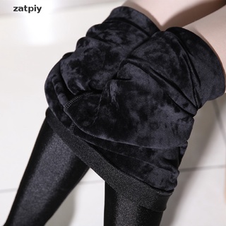 Zatpiy Winter Velvet Plus Size Women's Fashion Mid Waist Long Trousers Office Pants CL (1)