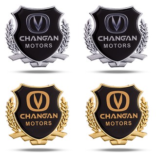 Changan Coche Pegatinas De Metal Escudo 3D Apariencia Orejas De Trigo Personalizado Decorativo Oclusión Arañazos