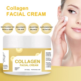 bluelans 30g/ 80g colágeno crema cara radiante regeneración de la piel multifuncional desigual piel reparación tono crema brillante para niña