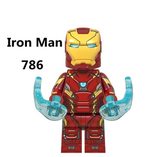 Lego Minifigures Brinquedos De Blocos De Construção Super Herói Vingadores Homem De Ferro