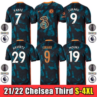 [Fans] 2021-22 Chelsea Third jersey talla: s-4XL fútbol 21/22 manga corta hombre camisa jersey