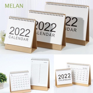 melan 2022 moda escritorio papel calendario cuaderno decoración del hogar scheduler oficina dibujo a mano planificador anual multifunción agenda organizador