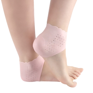 Disponible Calcetines de silicona para el cuidado de los pies, Gel hidratante Zapatos de tacón alto con protectores de talón agrietados, protectores de piel de pie, herramientas de cuidado de los pies