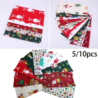 Telas de algodón de navidad DIY tela de algodón Patchwork decoración de navidad 25*25cm [FRpokt] (1)