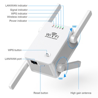 Repetidor inalámbrico/repetidor de WiFi/extensor de señal de 300mbps/WiFi/amplificador de señal de largo alcance/punto de acceso WiFi repetidor (4)