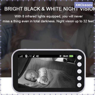 wifi ip video baby monitor pet cámara visión nocturna audio de 2 vías para padres