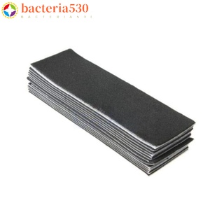 bacteria530 12pcs Wooden Fingerboard Black Grip Tape Stickers 110mmx35mm (5)