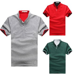 Camisa Polo de manga corta para hombre/Casual/Golf/verano/Slim Fit transpirable (1)