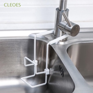 Cleoes - soporte de esponja para trapo, organizador de drenaje, estante de jabón de cocina, cepillo de Metal, ventosa de pared, estante de almacenamiento Multicolor