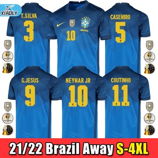 2021-22 Brasil camiseta Equipo Nacional tamaño S-4XL Copa América Fútbol jersi 20/21 fans Jersey