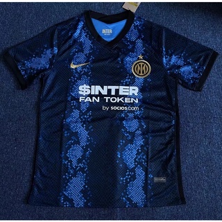 Camiseta de fútbol de la mejor calidad 21-22 Inter Milan local camiseta de fútbol de los hombres Fans versión S-2XL