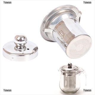 <yuwan> infusor de té de acero inoxidable reutilizable, infusor de hojas de té