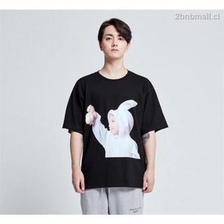 adlv/ donut bunny boy camiseta de manga corta hombres y mujeres misma camiseta de cobertura