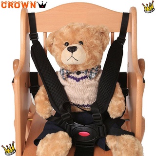 CROWN 5 puntos caliente cochecito cinturón de seguridad silla accesorios Buggy arnés coche moda exquisito cuidado del bebé correa de cochecito