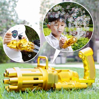 Tik Tok pistolas de burbujas para gatear/gatrillo/bolígrafo automático/juego de pistolas eléctricas/8 agujeros para niños y niñas/juguete niños (2)