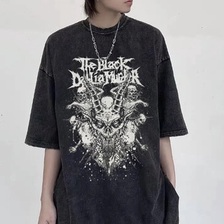 SASSYME Hip Hop Rock Goth T-Shirt Women Oversize Punk Harajuku Summer Top Dark Aesthetic Fairy Grunge Old Alternative Clothing (1)