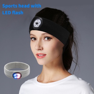 Tira De cabeza Led intermitente-/transparente Para deportes/correr