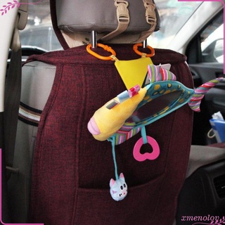 Baby Child Car Safety Back Seat Mirror Rear View w/ Soft Plush Animal