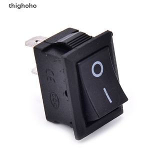 Thighoho 10Pcs 2 Pin 12V Car Boat Round Dot Light ON/OFF Rocker Toggle Switch Tool Set CL (4)