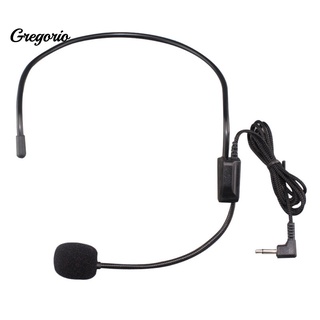 [gre] micrófono con cable de 3,5 mm para altavoz amplificador de voz