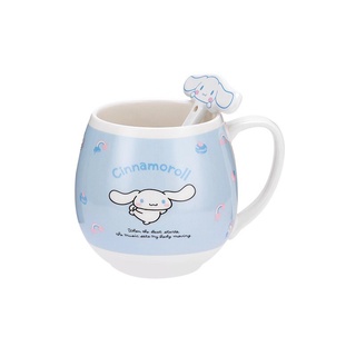 Nuevo producto Miniso famoso producto con cuchara taza canela perro Hello Kitty desayuno linda taza linda pareja taza de cerámica (6)