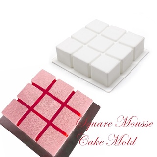 kiko 9 cavidades molde de pastel de chocolate antiadherente diy molde fabricante herramientas