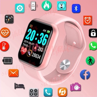 Reloj inteligente 888 Relógio Y68 à Prova d\'água Digital Feminino/Smartwatch Digital Com Relógio E Monitor 3c (1)