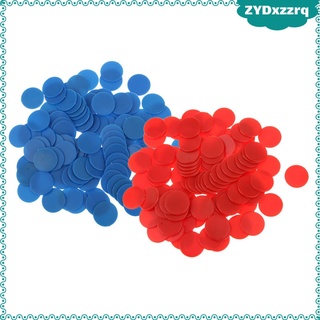 19mm plástico juego de mesa contadores winks numeracy enseñanza chips rojo azul
