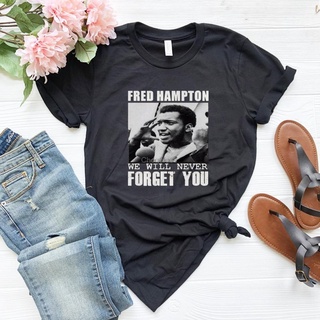 Camiseta Fred Hampton nunca te conseguiremos Hampton Preto/Hidrotory/negro/Orrideblam