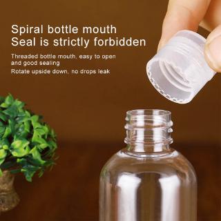 Flip Bottle 30ml/50ml/100ml plástico líquido champú transparente maquillaje contenedor loción (4)