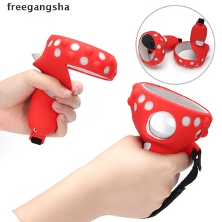 [Freegangsha] 2pcs Controller Protective Cover With Handle Strap for Oculus Quest 2 VR Handle GRDR
