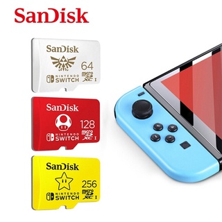 🔥 12 Horas De Entrega Nintendo Switch Sandisk 128gb/256gb Sdxc Tarjeta De Memoria Micro Sd Para Listo Stock