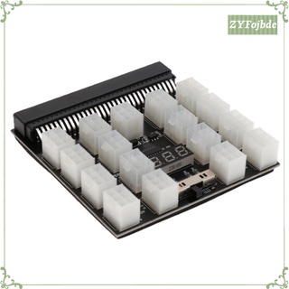 Breakout Board for HP Server Power Supplies GPU Mining 17x 6Pin PCI-e Slots