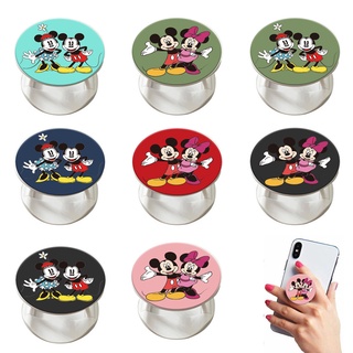 Soporte para teléfono lindo Mickey Mouse y Minnie anillo soporte para iPhone 12 11 OPPO A9 2020 A5S A3 VIVO Y20i soporte