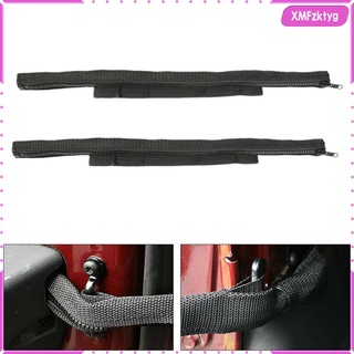 2x Black Door Limiting Straps Wire Protecting Harness for Jeep Wrangler JK (8)