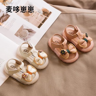 Sandalias de bebé niña 0-1-3 años de edad bebé suela suave zapatos de verano transpirable antideslizante princesa occidental zapatos
