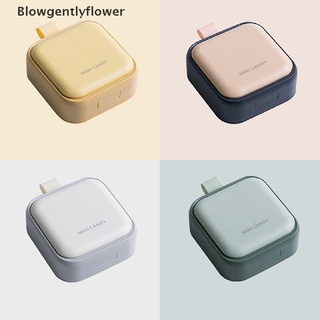 Blowgentlyflower Portable Medicine Box with Lid Mini Sealed Dustproof Pill Dispenser Storage Case BGF