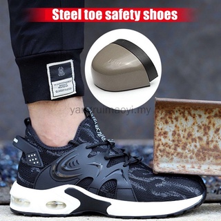 Ultraligero Zapatos De Seguridad De Los Hombres/Mujeres Protección Trabajo De Acero Dedo Del Pie anti-Golpes Y piercing Eléctrico (1)