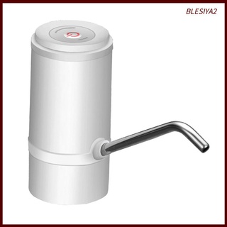 [BLESIYA2] Bomba de agua eléctrica automática USB recargable galón dispensador de botellas bomba negro