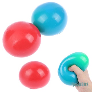[ljc96592] 10 cm de gran tamaño suave antiestrés bola de estrés divertido alivio juguetes de dedo regalos