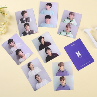 7 unids/set Kpop BTS Merch BOX3 tarjeta de fotos Bangtan Boys Photocards coleccionables JK V JIMIN RM SUGA JIN JHOPE
