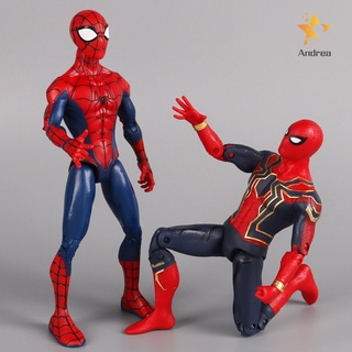 Marvel Vengadores Juguete De Acción Movible Articulaciones Figuras 6.8 Pulgadas Escala Coleccionable Super Héroe Figura Spiderman Para Niño (4)