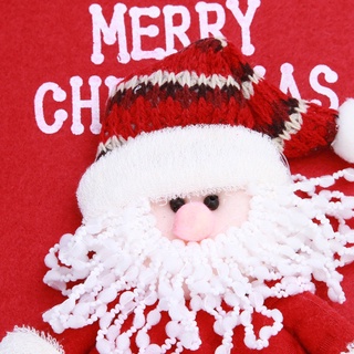 suministros de navidad colgante de navidad puerta colgante santa claus muñeco de nieve ciervo navidad ventana decoración colgante